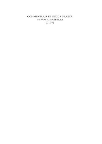 Euripides: Commentaria, marginalia, lexica