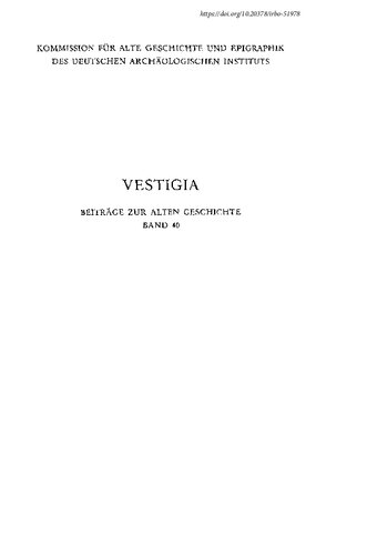 Zeitkritik in der Spätantike: Untersuchungen zu den Reformvorschlägen des Anonymus. De rebus bellicis