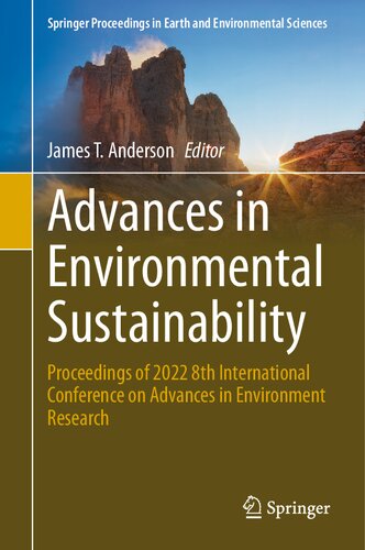 Advances in Environmental Sustainability: Proceedings of 2022 8th International Conference on Advances in Environment Research