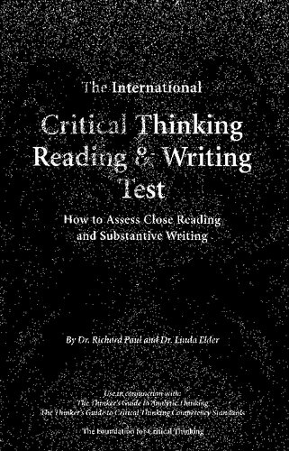 The International Critical Thinking Reading and Writing Test