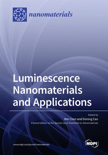 Luminescence Nanomaterials and Applications