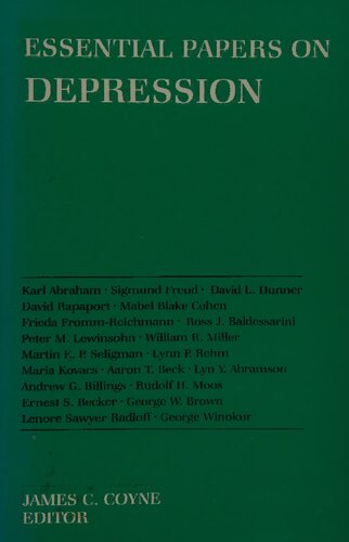 Essential Papers on Depression