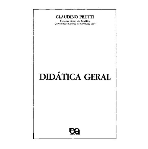 Didática Geral