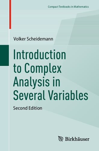 Introduction to Complex Analysis in Several Variables