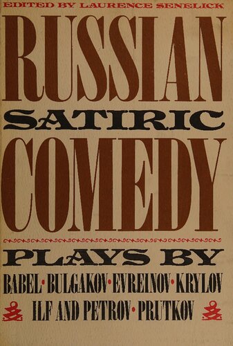Russian Satiric Comedy (PAJ Books)