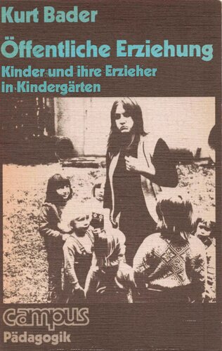 Öffentliche Erziehung Kinder und ihre Erzieher in Kindergärten