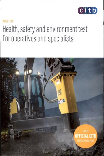 Health, safety and environment test for operatives and specialists 2019 : GT100/19
