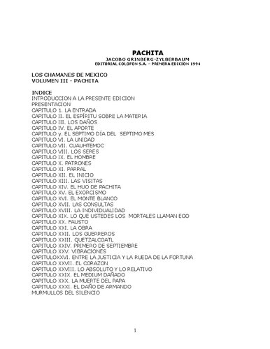 Los Chamanes de Mexico Pachita