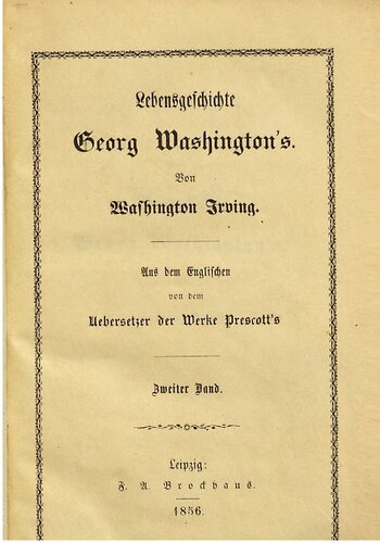 Lebensgeschichte George Washingtons