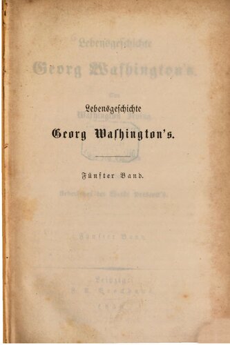 Lebensgeschichte George Washingtons