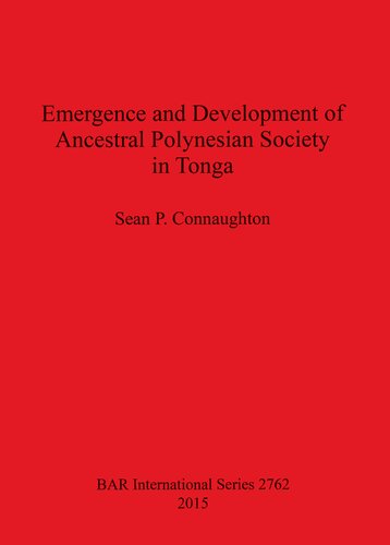 Emergence and Development of Ancestral Polynesian Society in Tonga