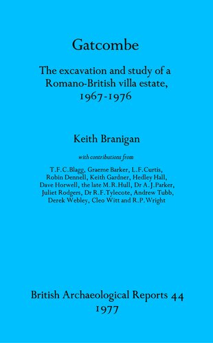 Gatcombe: The excavation and study of a Romano-British villa estate, 1967-1976