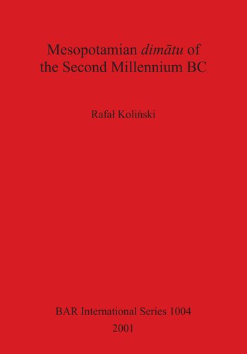 Mesopotamian dimātu of the Second Millennium BC