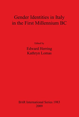 Gender Identities in Italy in the First Millennium BC