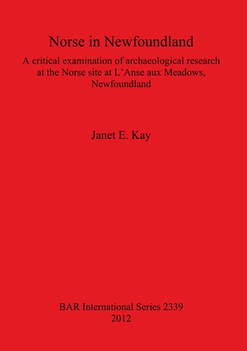 Norse in Newfoundland: A critical examination of archaeological research at the Norse site at L'Anse aux Meadows, Newfoundland