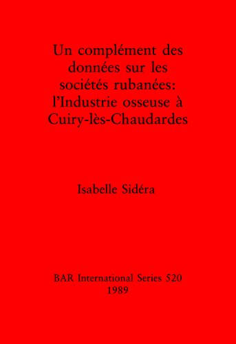 Un complément des données sur les sociétés rubanées: l'Industrie osseuse à Cuiry-lés-Chaudardes
