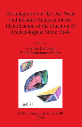 An Integration of the Use-Wear and Residue Analysis for the Identification of the Function of Archaeological Stone Tools: Proceedings of the International Workshop, Rome, March 5th-7th, 2012