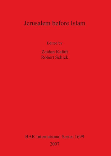 Jerusalem before Islam