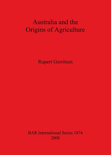 Australia and the Origins of Agriculture