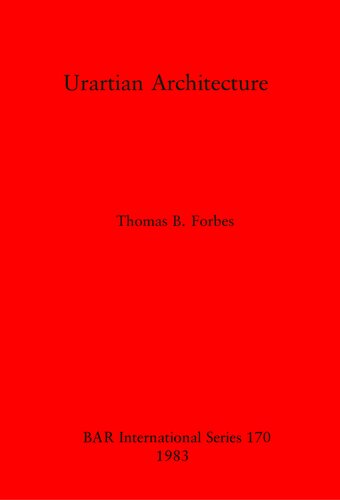 Urartian Architecture