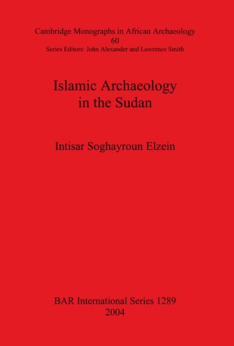 Islamic Archaeology in the Sudan