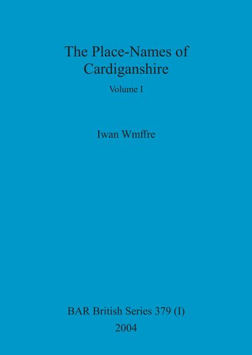 The Place-Names of Cardiganshire