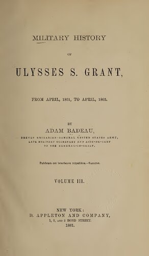 Military History of Ulysses S. Grant, from April 1861 to April 1865