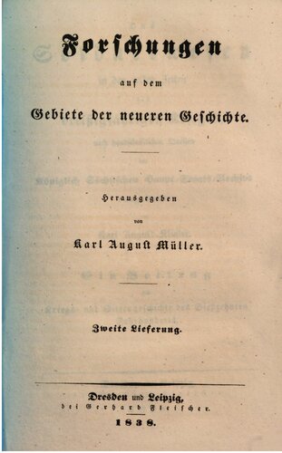 Das Söldnerwesen in den ersten Zeiten des Dreißigjährigen Krieges : Ein Beitrag zur Kriegs- und Sittengeschichte des Siebzehnten Jahrhunderts