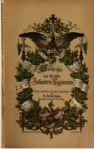 Geschichte des Königlich Preußischen 25ten Infanterie-Regiments und seines Stammes, der Infanterie des von Lützowschen Frei-Korps