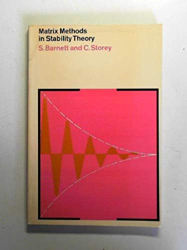 Matrix Methods in Stability Theory