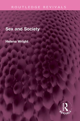Sex and Society