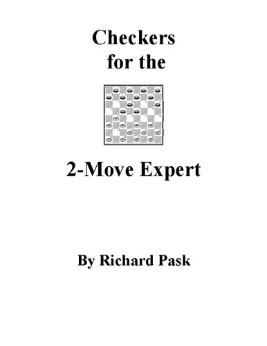 Checkers for the 2-Move Expert