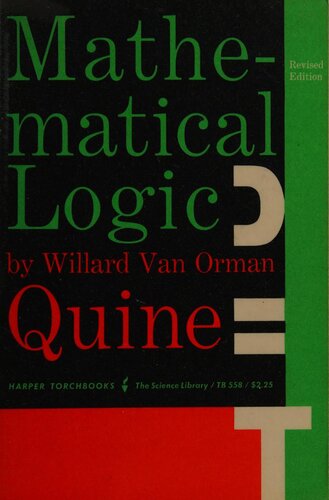 Mathematical Logic: Revised Edition