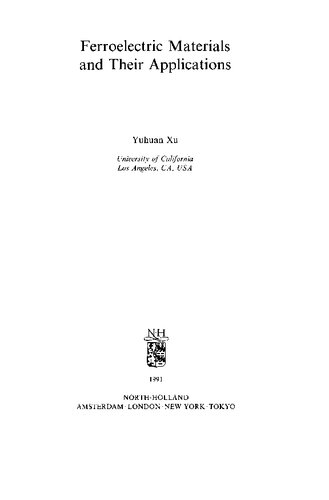 Ferroelectric Materials and Their Applications