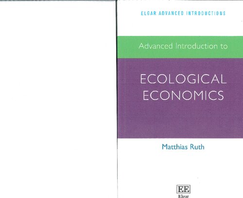 Advanced introduction to ecological economics