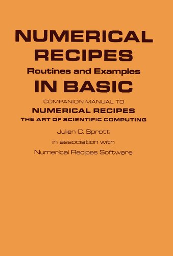 Numerical Recipes in BASIC - Routines and Examples - Companion Manual to Numerical Recipes - The Art of Scientific Computing