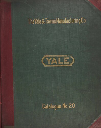 Yale Hardware Catalogue No. 20