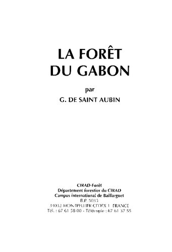 La forêt du Gabon