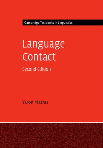 Language Contact (Cambridge Textbooks in Linguistics)