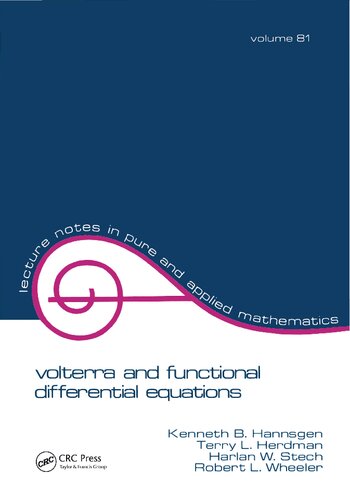 Volterra and Functional Differential Equations