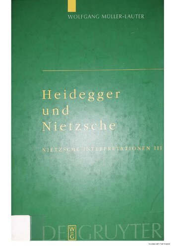 Heidegger und Nietzsche
