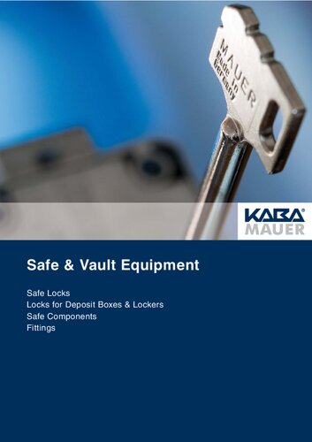 Kaba Mauer - Safe and Vault Equipment Catalog - 2007