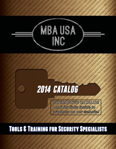 MBA USA 2014 Tool Catalog