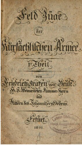 Feldzüge der Kursächsischen Armee
