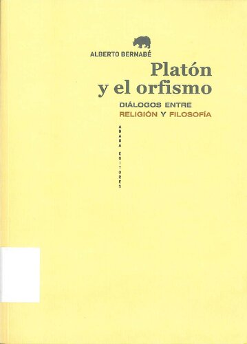 Platón y el orfismo. Diálogos entre religión y filosofía
