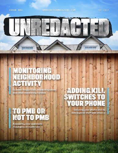 UNREDACTED Magazine Issue #003 - July 2022