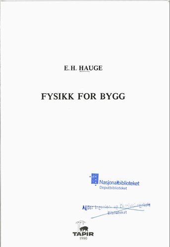 Fysikk for bygg