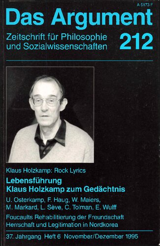 Lebensführung - Klaus Holzkamp zum Gedächtnis