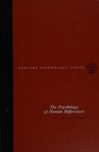 The Psychology of Human Differences