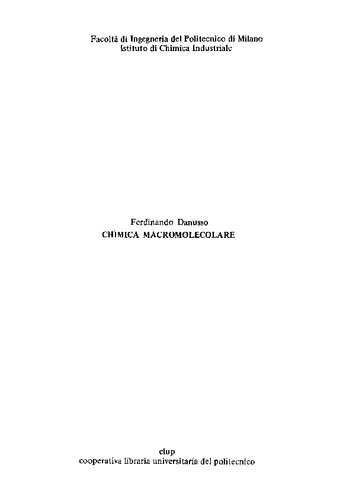 Chimica macromolecolare